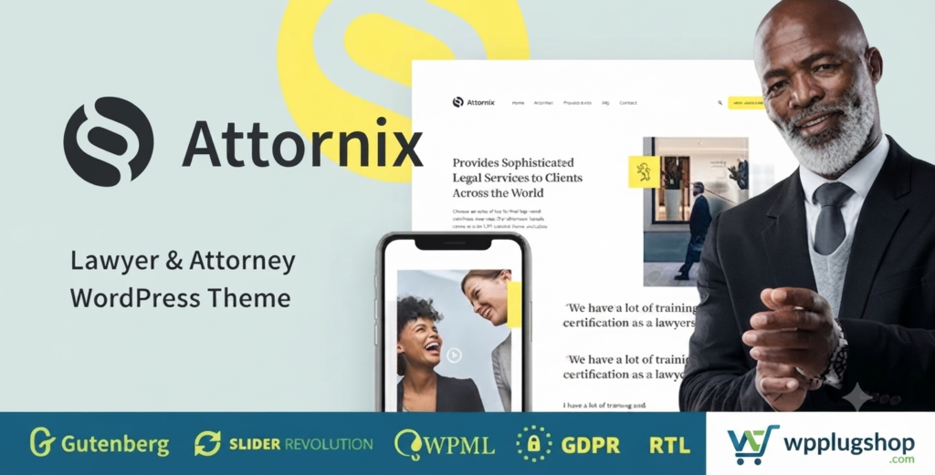 Attornix Theme 1.2.3 – Attorney & Lawyer WordPress Theme