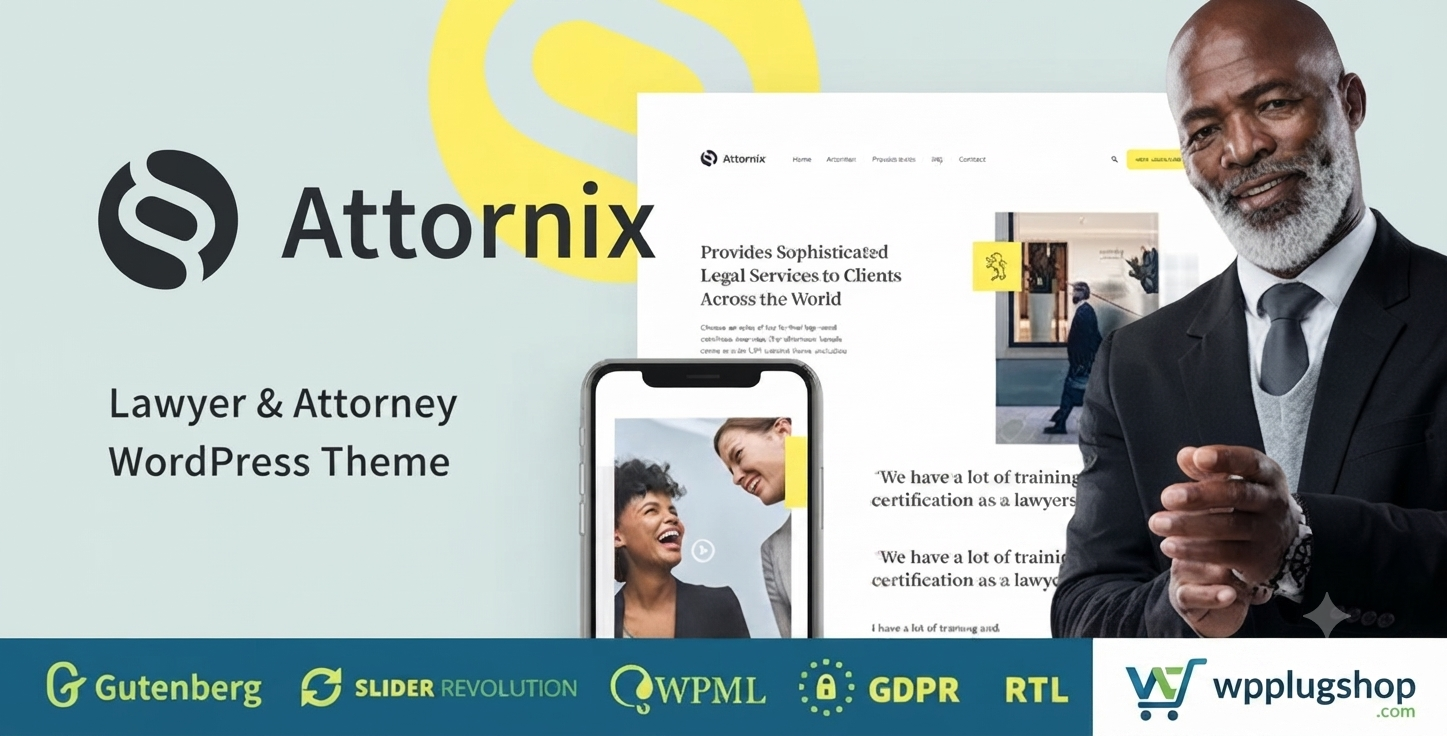 Attornix Theme 1.2.3 – Attorney & Lawyer WordPress Theme