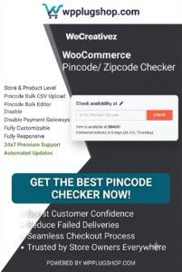 WooCommerce Pincode Zipcode Checker 3.2.0 – Delivery Availability Checker Plugin