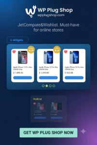 JetCompareWishlist for Elementor – WooCommerce Compare & Wishlist Plugin