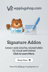 WPForms Signatures Addon – Digital Signature Plugin for WordPress
