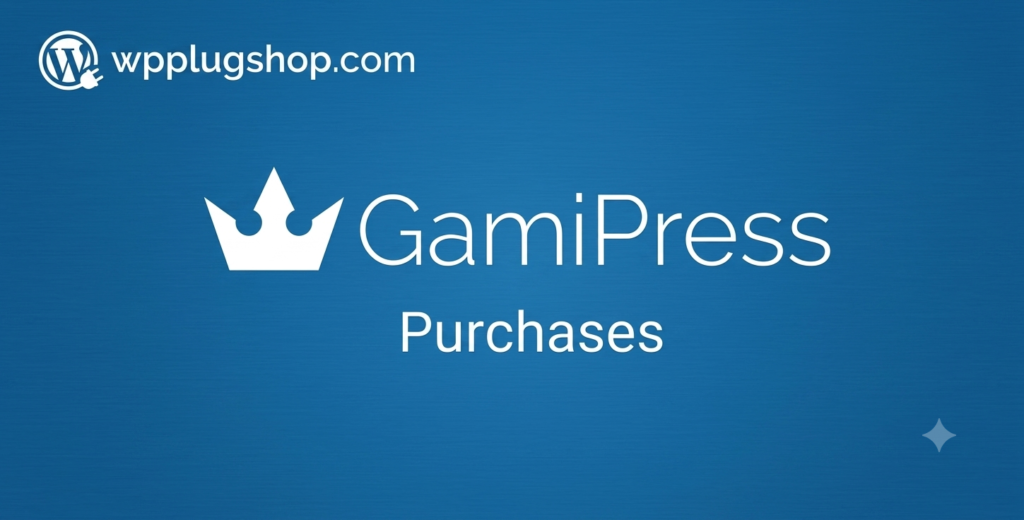 👉 GamiPress Purchases WordPress Plugin