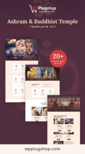 Vihara - Ashram & Oriental Buddhist Temple Elementor Template Kit