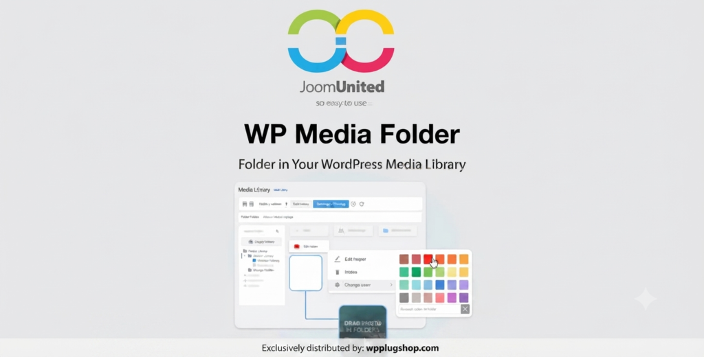 JoomUnited WP Media Folder Addon – Advanced WordPress Media Library Folder Manager Plugin