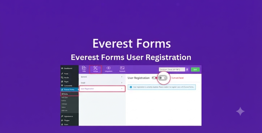 Everest Forms User Registration Addon for WordPress – Automated Signup & Membership System