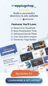 Listivo Theme 2.3.84 – Classified Ads, Directory & Marketplace WordPress Theme