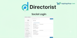 Directorist Social Login – Google & Facebook Login Extension for WordPress Directory Websites