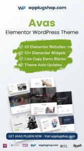 Avas Theme 7.0.2 – Multi-Purpose Elementor WordPress Website Builder Theme