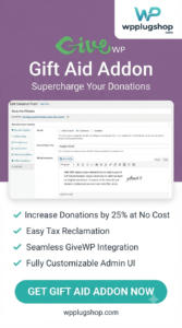 GiveWP Gift Aid 2.2.1 – HMRC Gift Aid Addon for GiveWP