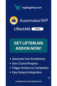 AutomatorWP LifterLMS Addon 1.0.4 – WordPress LMS Automation Plugin