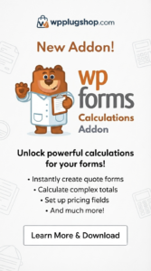 WPForms Calculations Addon – Premium WordPress Estimation & Math Tool