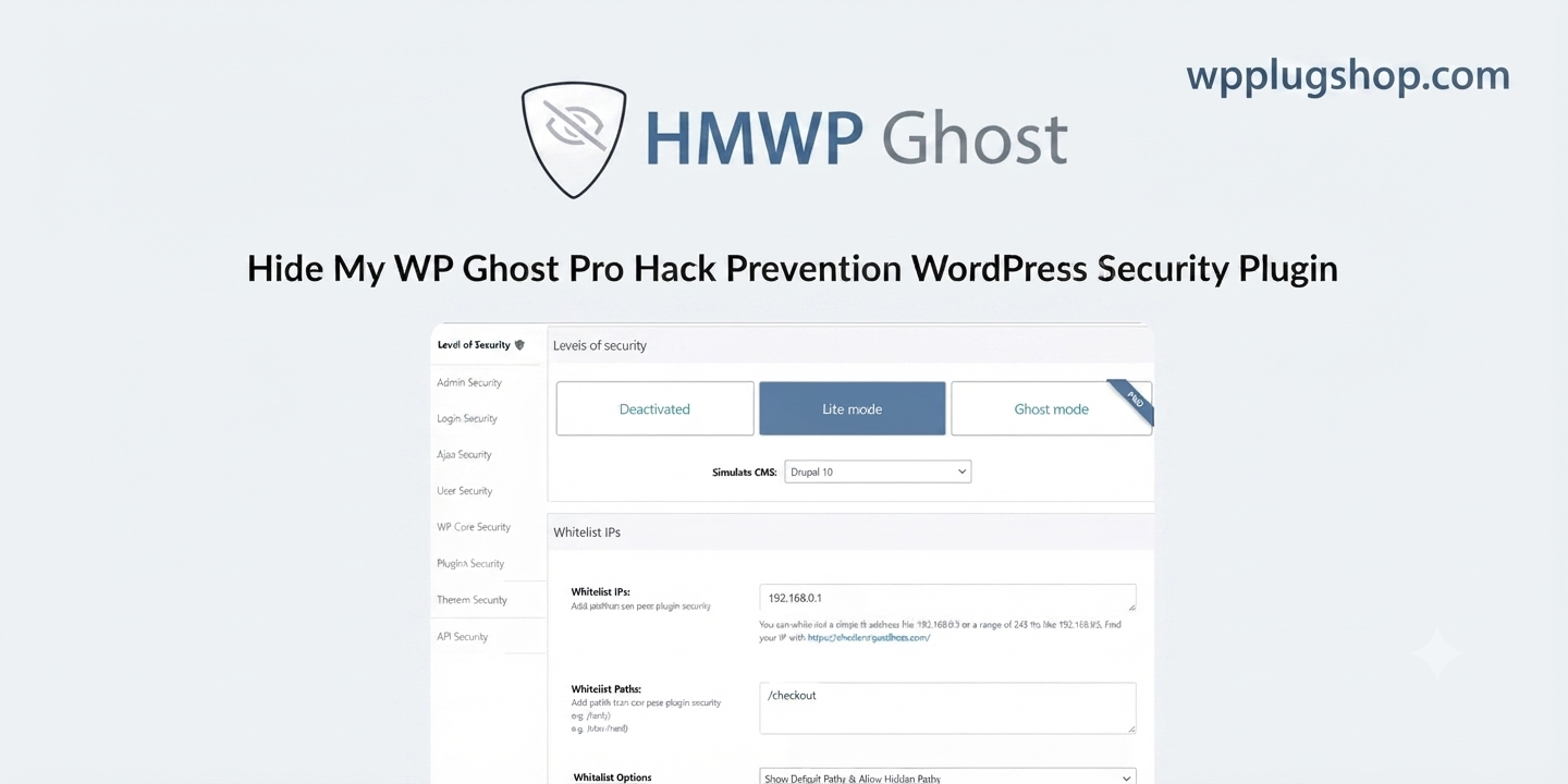 Hide My WP Ghost Pro: #1 WordPress Stealth Security & Hack Prevention Plugin