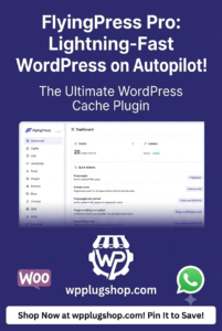 FlyingPress Pro – WordPress Speed Optimization & Caching Plugin