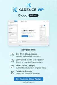 Kadence Cloud Addon – WordPress Cloud Template Library Plugin