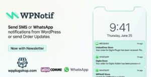 WPNotif – WordPress SMS & WhatsApp Notifications Plugin