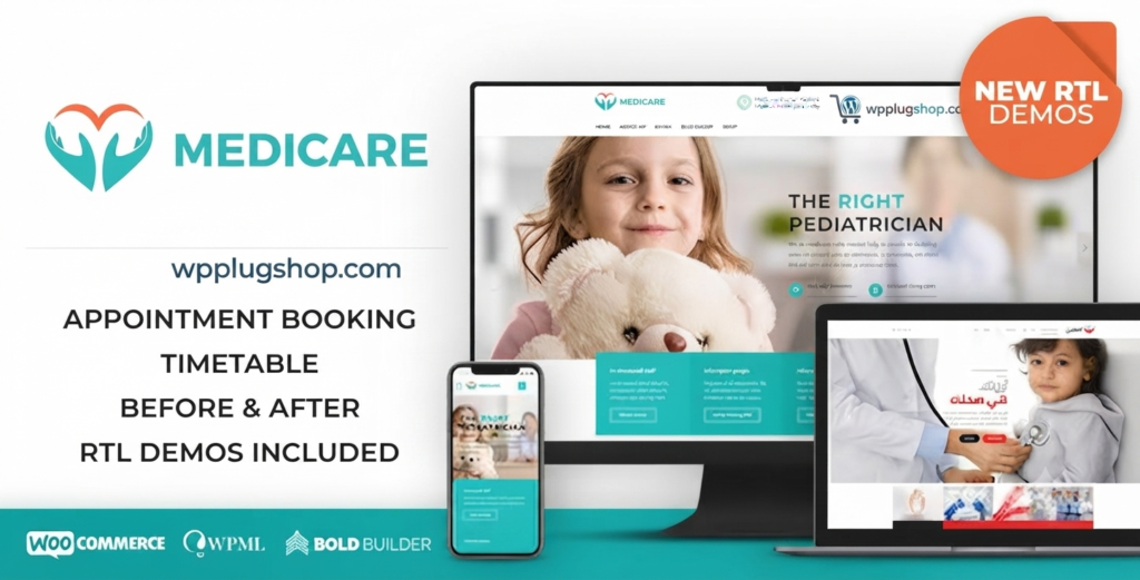 Medicare – Doctor, Medical & Healthcare WordPress Theme