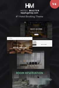 Hotel Master – Premium Hotel Booking & Reservation WordPress Theme