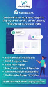 NotificationX Pro – WordPress Social Proof & FOMO Marketing Plugin for WooCommerce