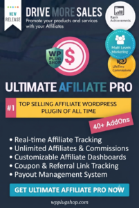 Ultimate Affiliate Pro WordPress Plugin – Advanced WooCommerce Affiliate System