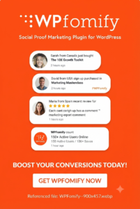 WPfomify – WordPress Social Proof & FOMO Marketing Plugin