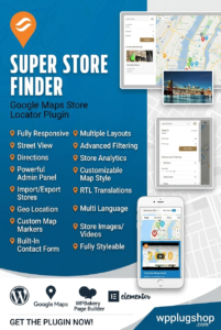 Super Store Finder for WordPress | Professional Google Maps Store Locator