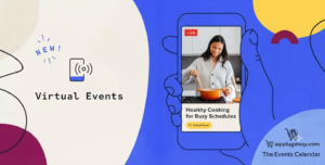 The Events Calendar Virtual Events – Virtual & Hybrid Events Addon for WordPress