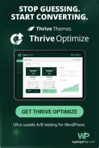 Thrive Optimize WordPress Plugin – A/B Testing & Conversion Optimization Tool