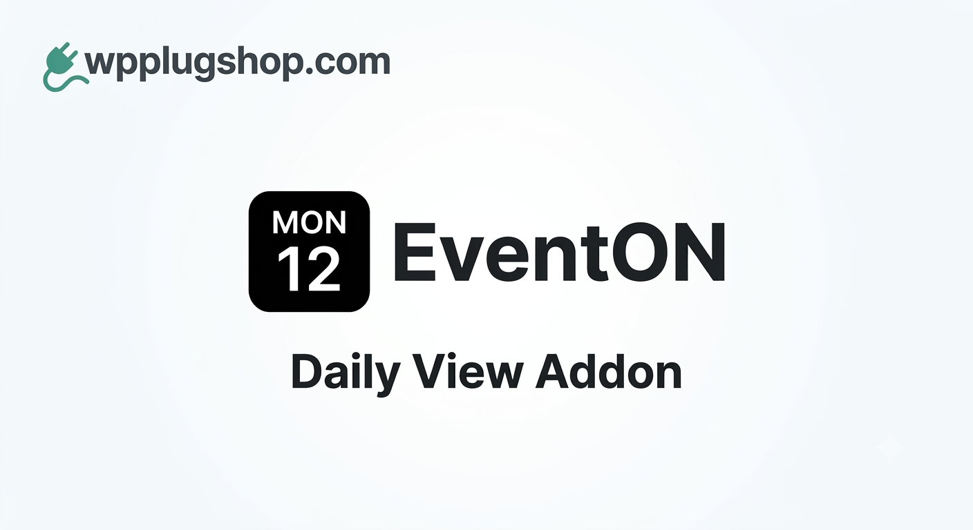 EventON Daily View Addon – Daily Event Calendar Extension for WordPress