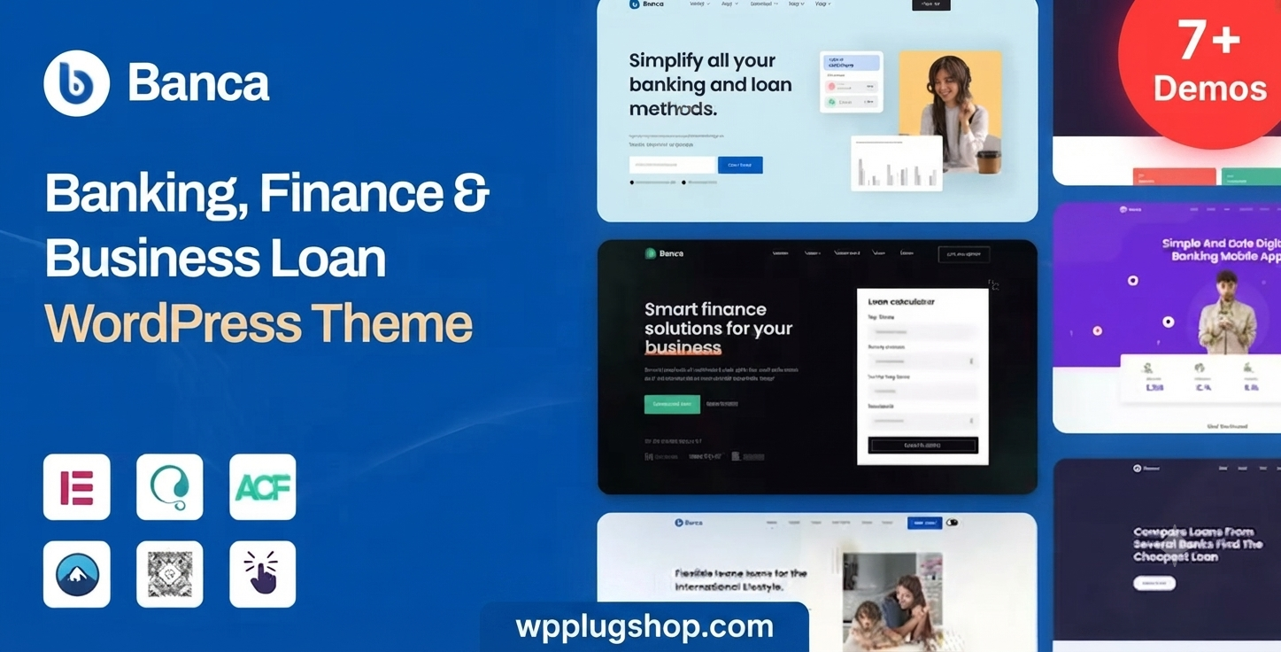 Banca – Banking, Finance & Business Loan WordPress Theme