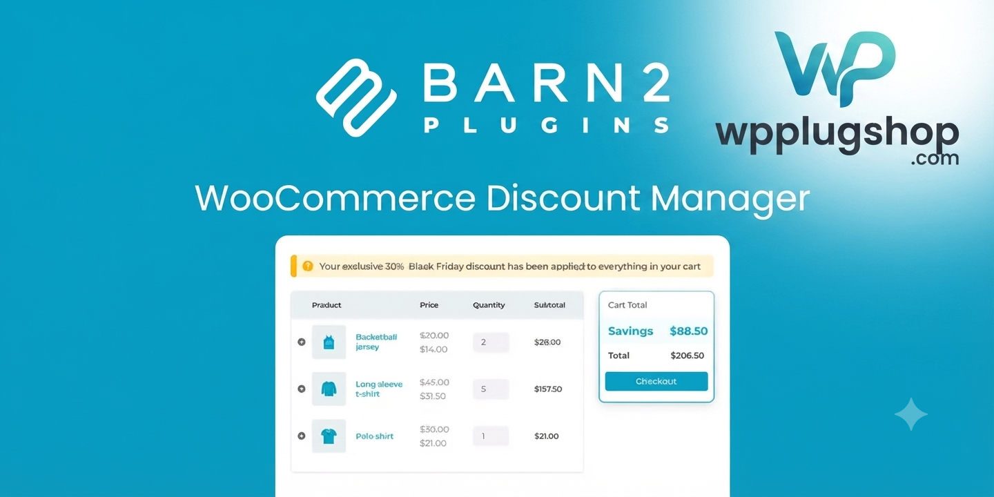 Barn2 WooCommerce Discount Manager 1.5.2 – Dynamic Pricing & Discount Rules Plugin