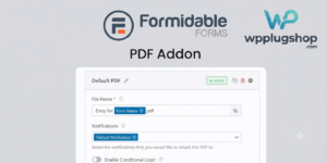 WPForms PDF Addon 1.3.0 – WordPress Form PDF Generator Plugin