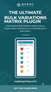 WooCommerce Bulk Variations by Barn2: Bulk Selection Tool