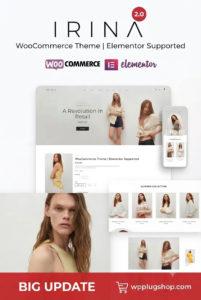 IRINA – Elementor WooCommerce WordPress Theme | Responsive eCommerce Theme