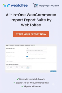 All in One WooCommerce Import Export Suite – Complete WooCommerce Migration Plugin