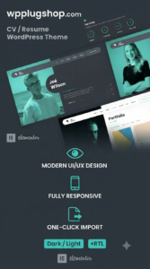 Myour Theme – CV WordPress Theme 1.5.7 | Elementor Resume & Portfolio Theme