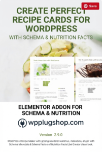 Total Recipe Generator – WordPress Recipe Maker Plugin with Schema & Nutrition Facts for Elementor