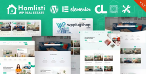 Homlisti – Real Estate WordPress Theme with Advanced Property Listings & RTL Support