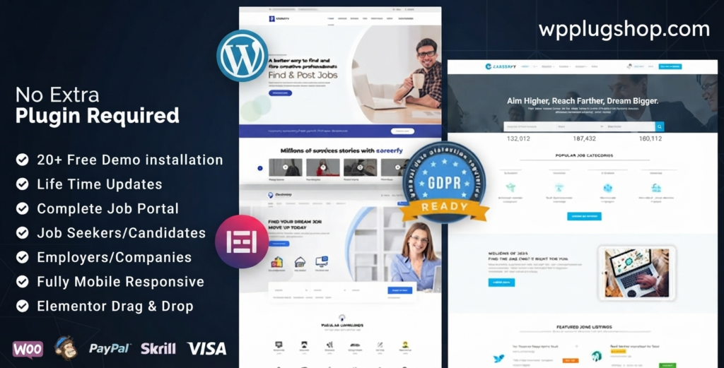 Careerfy WordPress Theme GPL – Advanced Job Board & Recruitment Theme