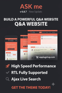 Ask Me Responsive Q&A WordPress Theme – Question Answer Community Website Theme