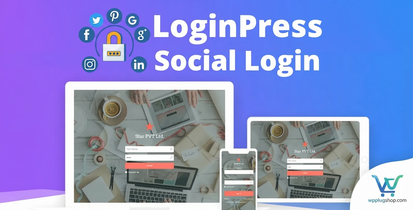 LoginPress Social Login 3.0.0 – WordPress Social Login Plugin