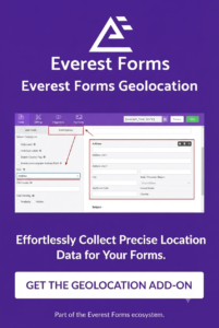 Everest Forms Geolocation Addon – Google Maps & Address Autocomplete for WordPress