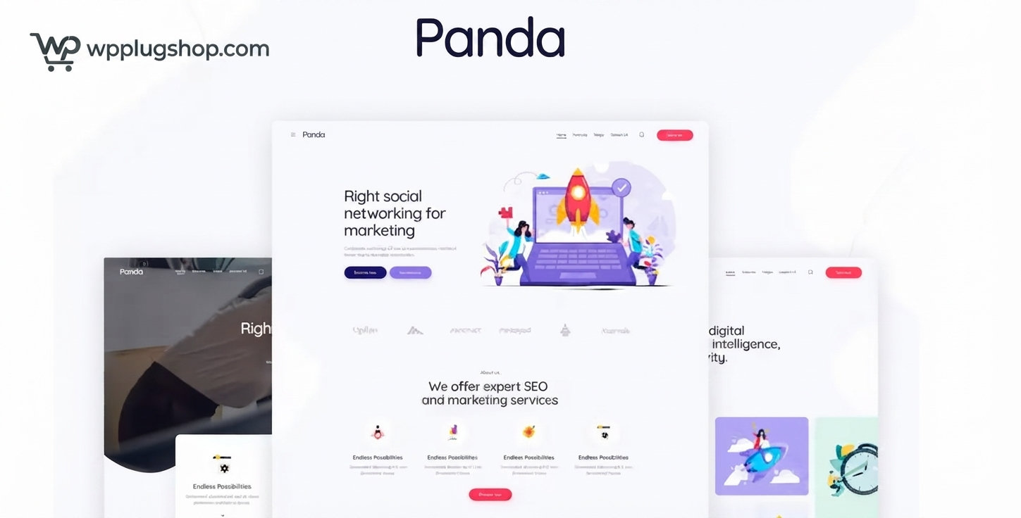 Panda: Creative Marketing Agency & SEO WordPress Theme