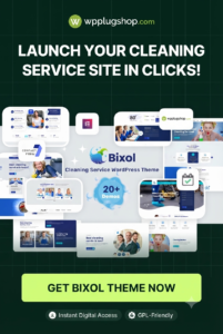 Bixol Cleaning Services WordPress Theme – Elementor Business Website Template
