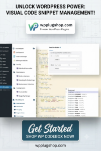 WPCodeBox – Advanced WordPress Code Snippets Manager Plugin