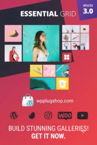 Essential Grid – Responsive Gallery & Portfolio WordPress Plugin