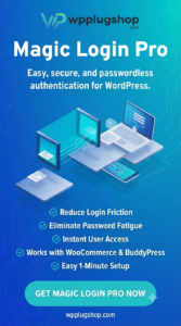 Magic Login Pro 2.7.1 – Passwordless Login Plugin for WordPress