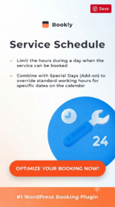 Bookly Service Schedule Addon 3.5 – WordPress Appointment Scheduling Extension