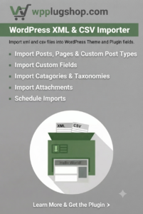 ImportWP Pro – WordPress XML & CSV Importer Plugin