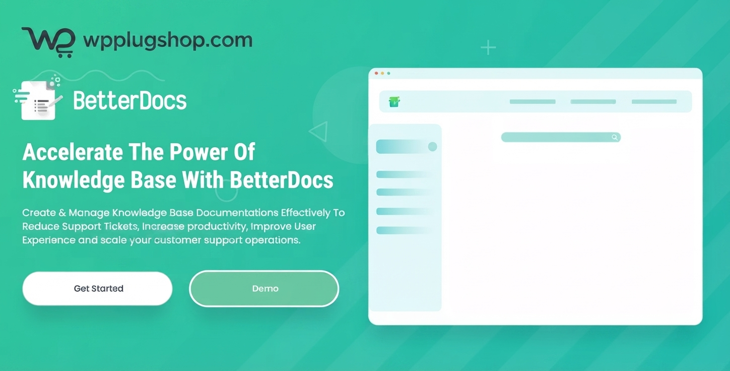 BetterDocs Pro – Premium Knowledge Base & Documentation Plugin for WordPress