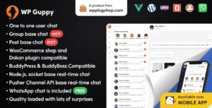 WP Guppy Pro 4.3.5 – Live Chat Plugin for WordPress, WooCommerce and BuddyPress